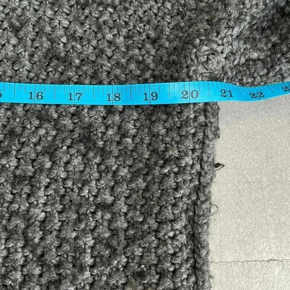 [M]Abercrombie & Fitch  Dark Gray Chunky Knit Turtleneck Sweater - Picture 7 of 9